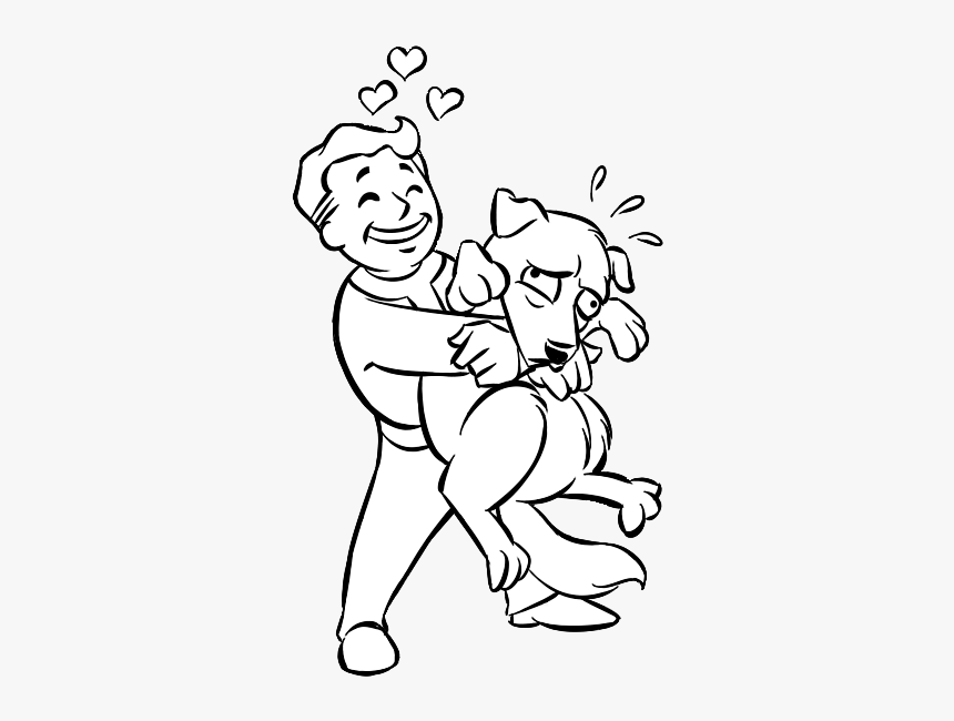 Nukapedia The Vault - Line Art, HD Png Download