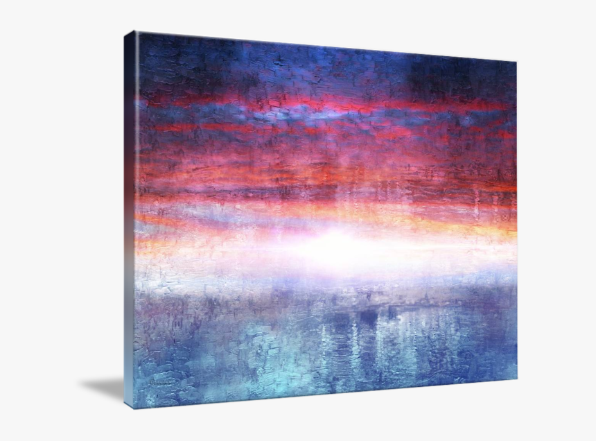 Clip Art Sunset Digital Painting A - Modern Art, HD Png Download