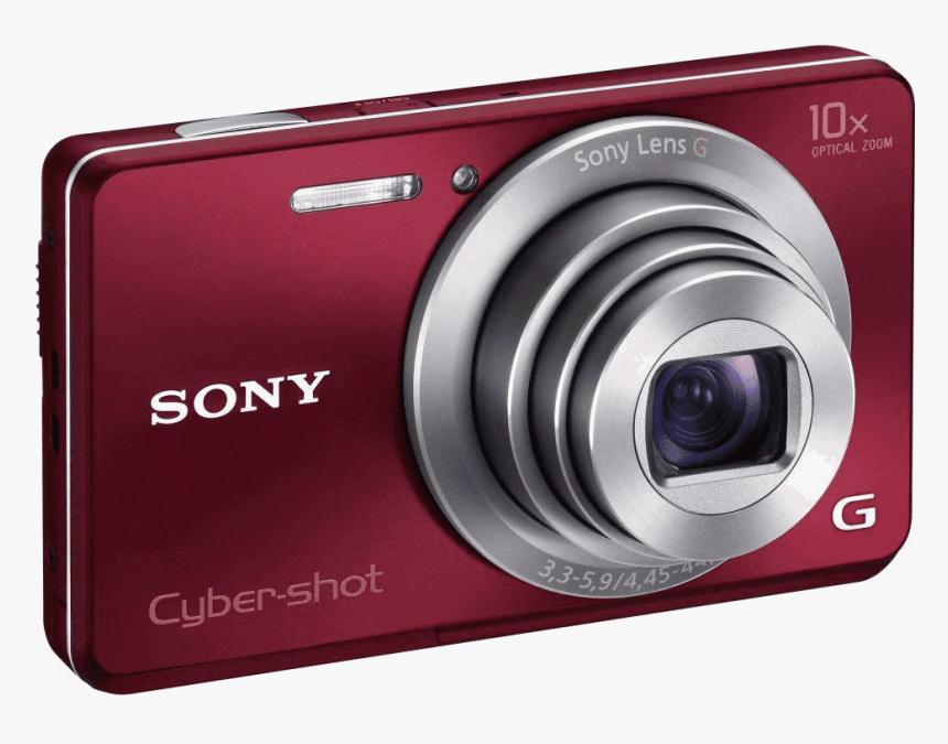 Camera Fotografica Sony Cyber Vermelha, HD Png Download