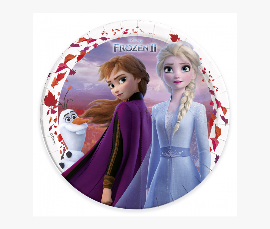 Frozen 2 Paper Plate, HD Png Download