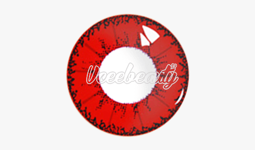 Vcee Devil Red Colored Contact Lenses - Circle, HD Png Download