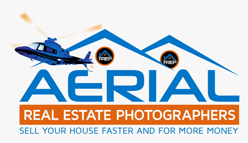 Aerial Real Estate Photographers Company Logo By Aerial - Helicopter, HD Png Download