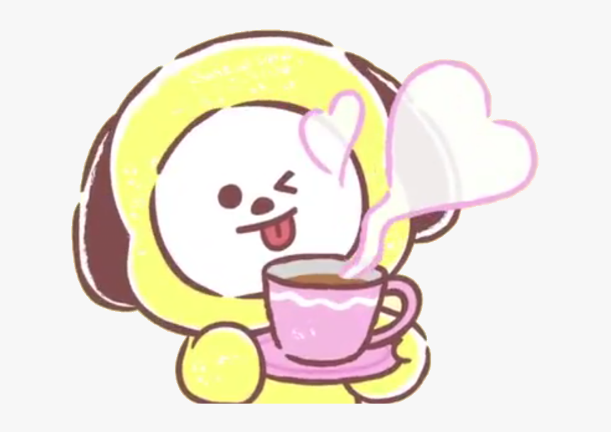 #chimmy #jimin #parkjimin #chimchim #mochi #manggaetteok - Bt21 Take A Break, HD Png Download