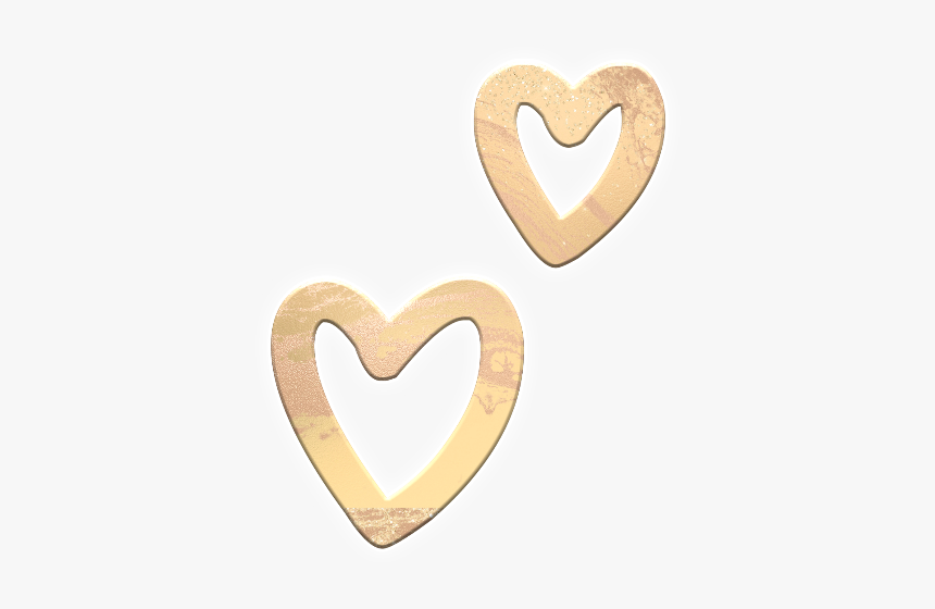#heart #hearts #love #goldglitter #goldhearts #goldheart - Heart, HD Png Download
