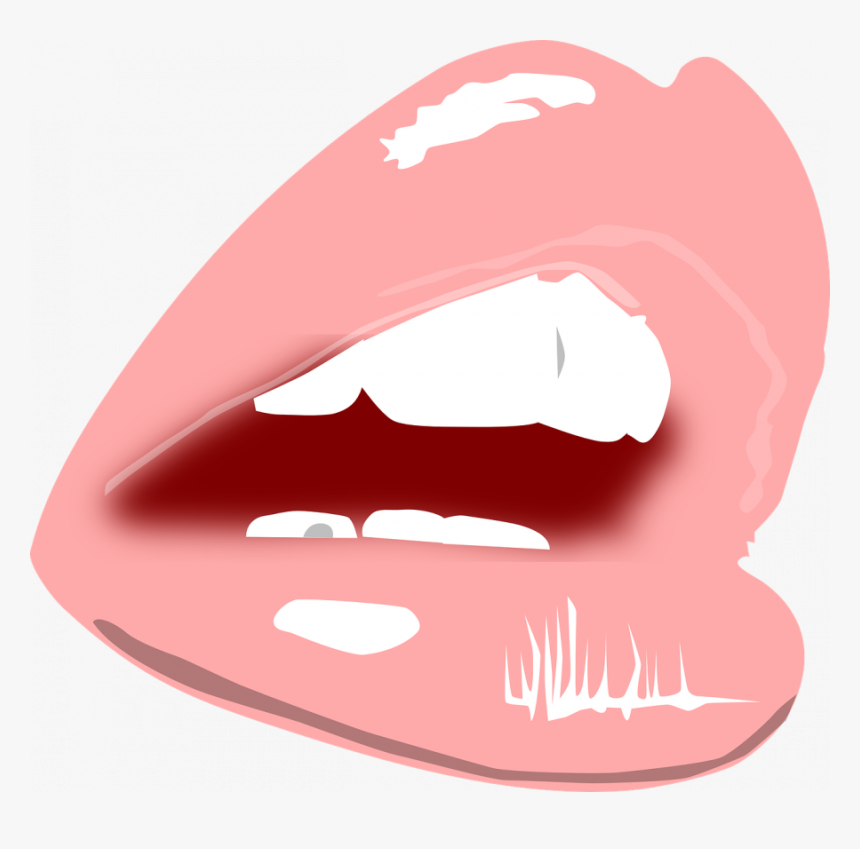 Image Of Full Lips For Blog Post On First Kylie & Now - Mouth Lips Clipart, HD Png Download