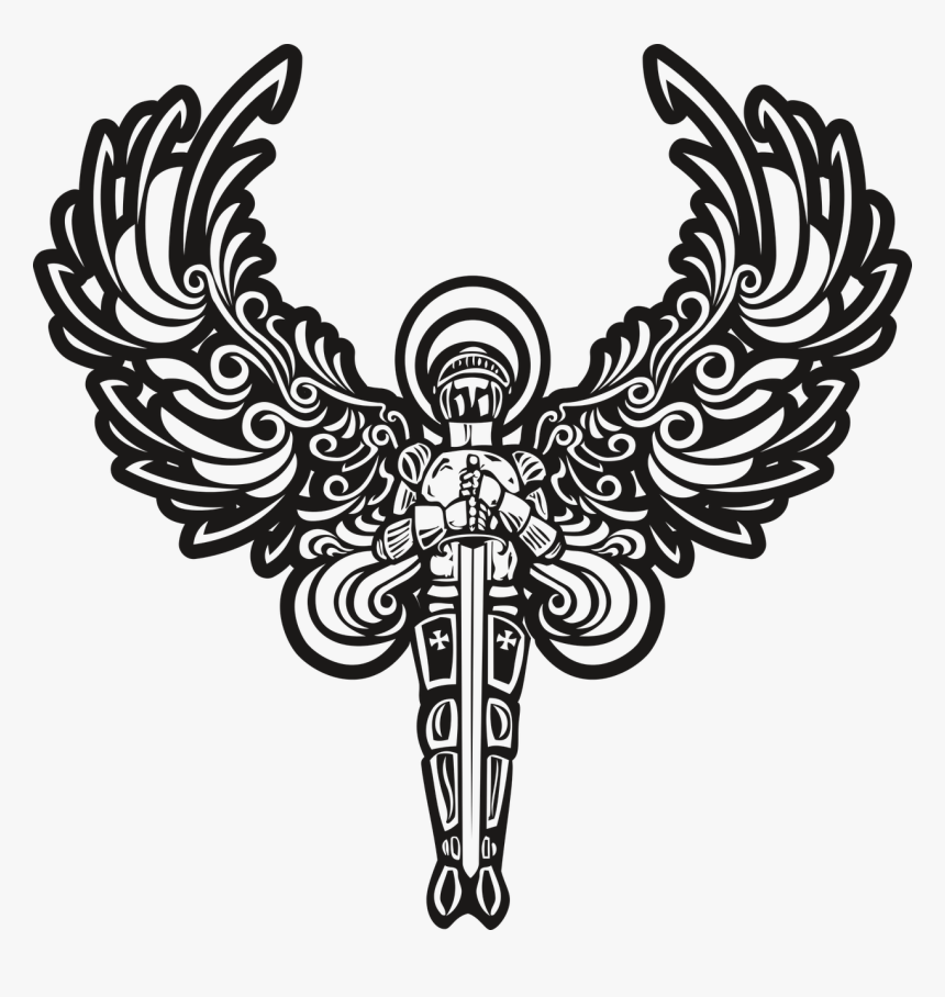 Angel Wings Character Free Photo - Faces Falling From The Moon, HD Png Download