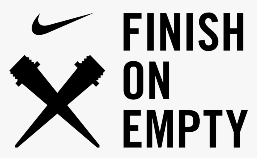 Nike Xc Logo Zilka - Nike Finish On Empty, HD Png Download