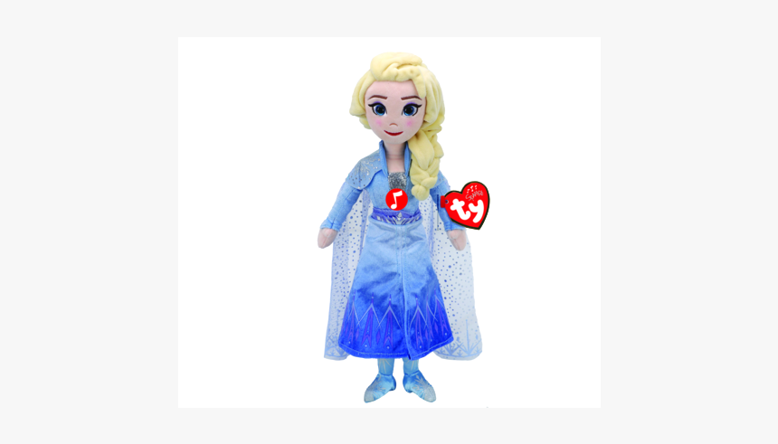 Ty Bamse Elsa Fra Frozen2 Med Lyd 
 Id Cloud-9699 - Frozen 2 Plush Dolls, HD Png Download