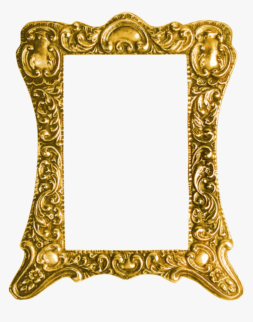 Frame Gold Png Hd Clipart , Png Download - Gold Picture Frame Png, Transparent Png