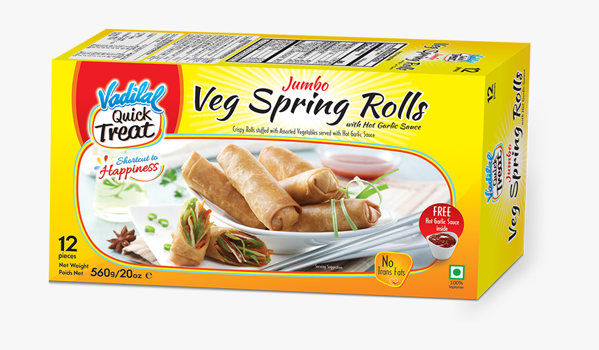 Jumbo Spring Roll - Vadilal, HD Png Download