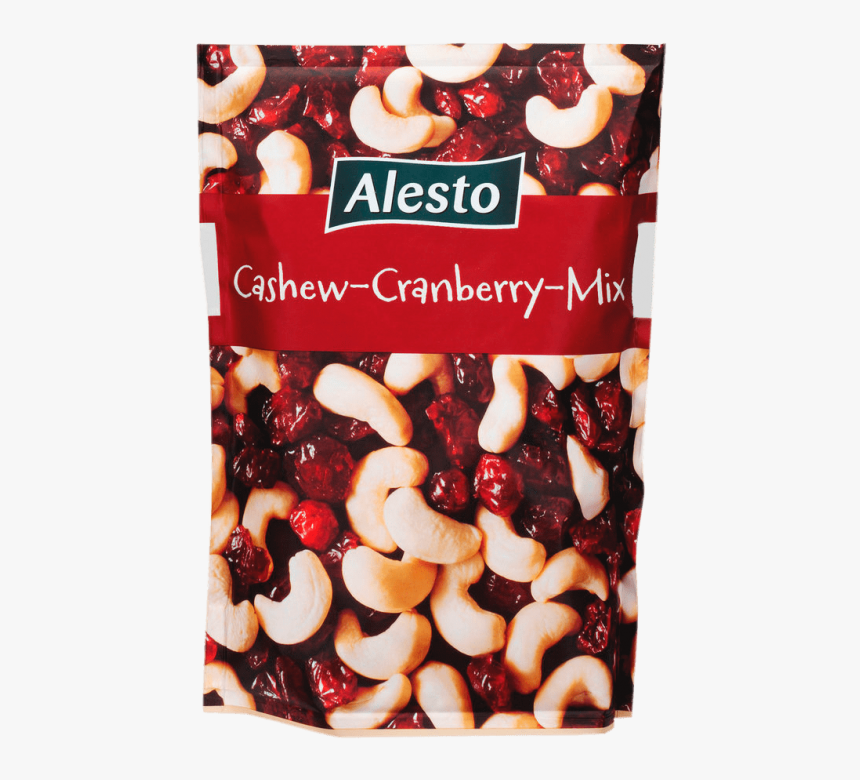 Cashew Nuts & Cranberry Mix Alesto , 200 G - Alesto Cashew Cranberry Mix, HD Png Download