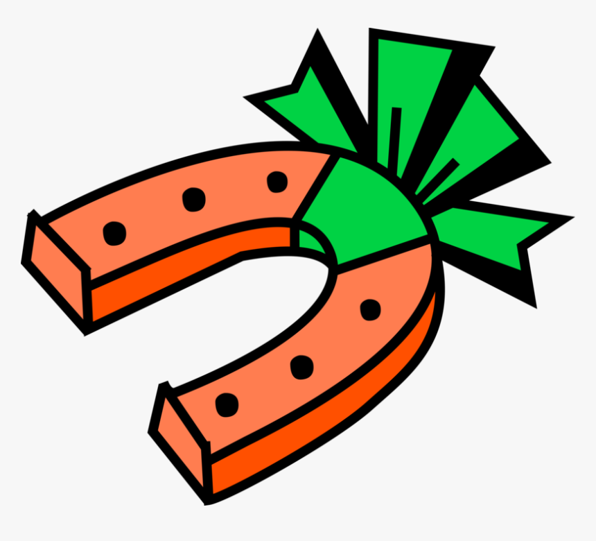 Vector Illustration Of Lucky Horseshoe Good Luck Protective, HD Png Download