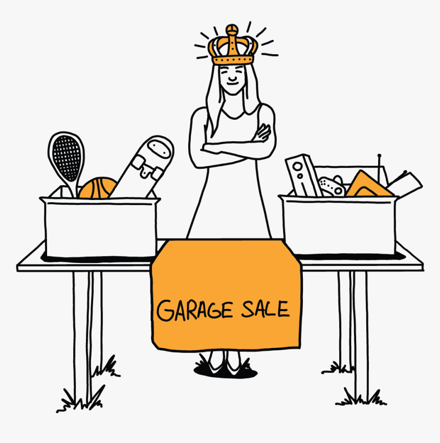 Make Your Garage Sale The Sale Of The Century - Cartoon, HD Png Download