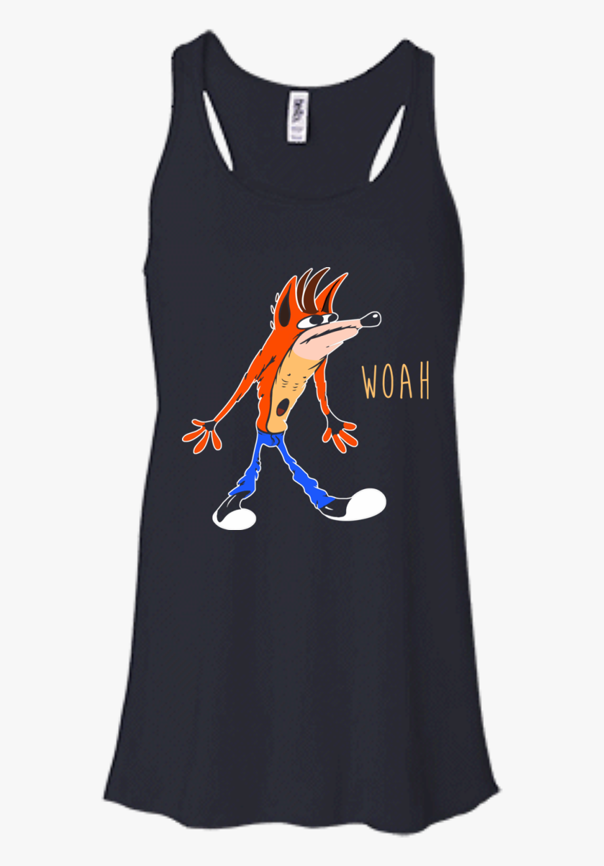 Crash Bandicoot - Black Concert Tank Top, HD Png Download