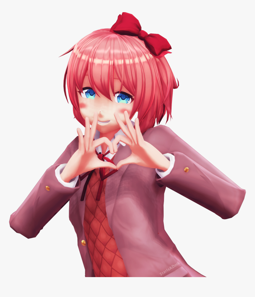 Ddlc Sayori Render, HD Png Download