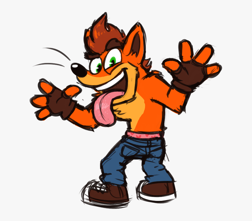 Crash Bandicoot Fanart, HD Png Download