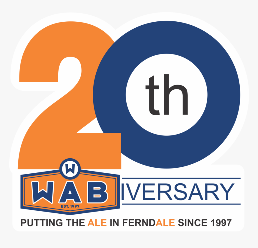 Wab 20th Logo Overlay - Woodward Avenue Brewers, HD Png Download