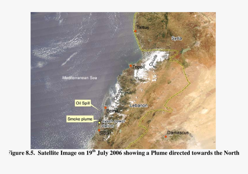 Satellite Image On 16 Th Of July Showing Sw Plume Direction - Map, HD Png Download