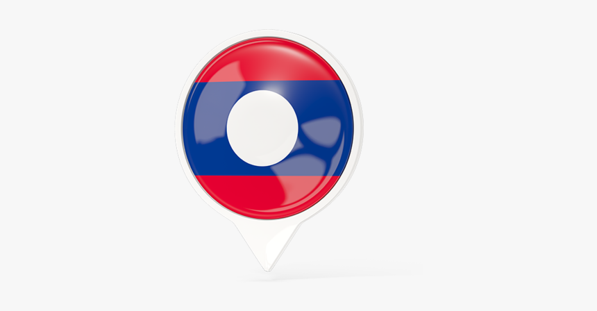 White Pointer With Flag - Circle, HD Png Download