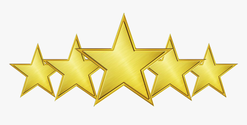 5 Star Rating Download Png Image - 5 Star Png, Transparent Png