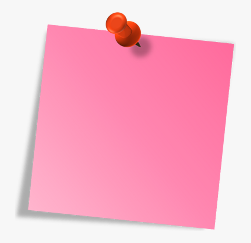 Pink Post It Png Post It Note Pink, Transparent Png , Transparent Png