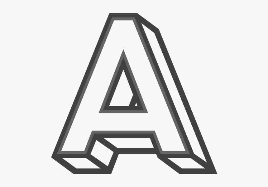 Outline Of Alphabets For Colouring, HD Png Download