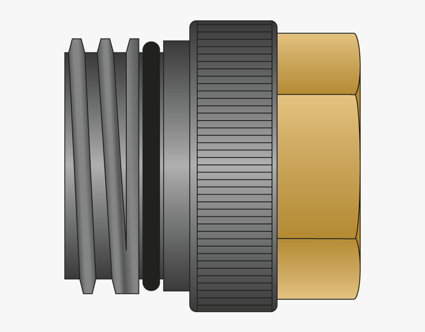 79902 1in Twistseal 55mm Supply End Connection - Camera Lens, HD Png Download