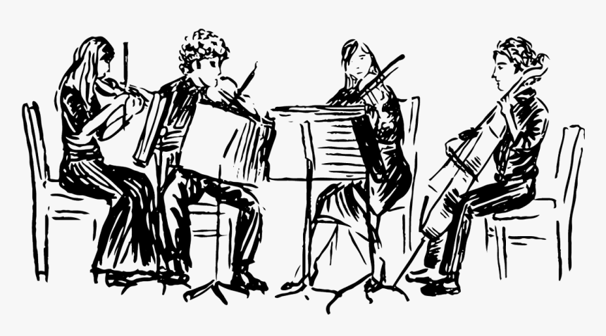 Png String Band - String Quartet Clipart, Transparent Png
