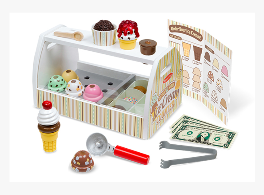 Scoop And Serve Ice Cream Counter Class Toy Ice Cream Set, HD Png