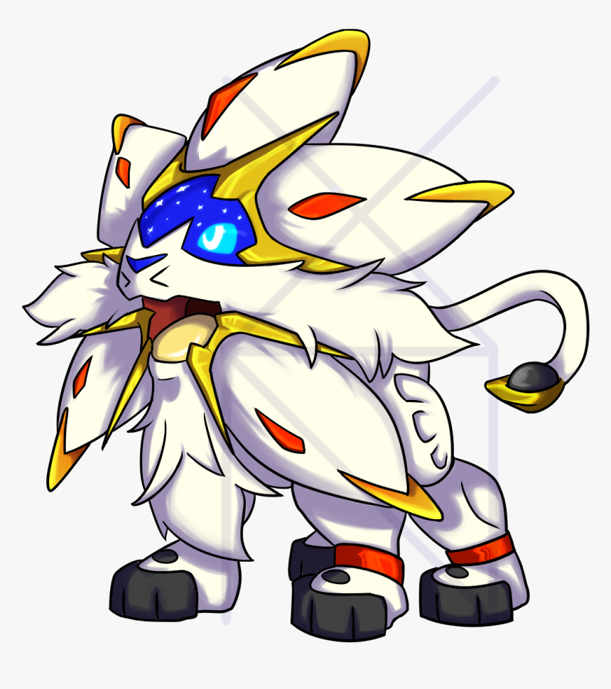 “a Wild Solgaleo Appeared ” - Cartoon, HD Png Download