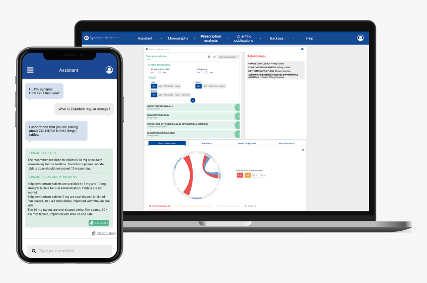 Synapse Assistant Virtuel Du Médicament Sécurise Votre - Computer Icon, HD Png Download