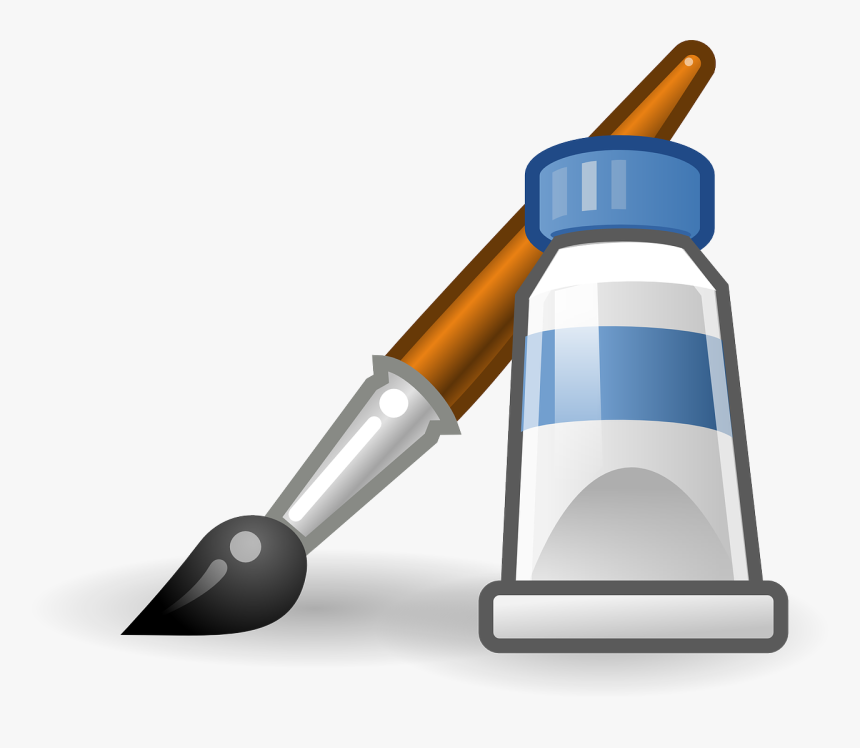 Brush Tool In Paint, HD Png Download