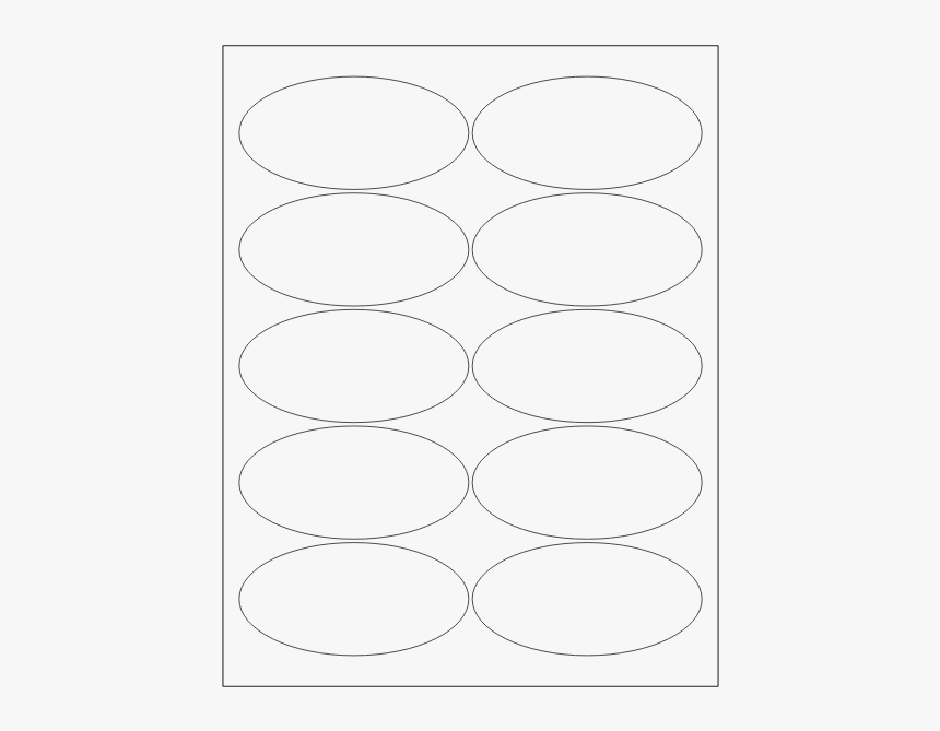 Wl-9810 Label Template Vector Illustration - Circle, HD Png Download