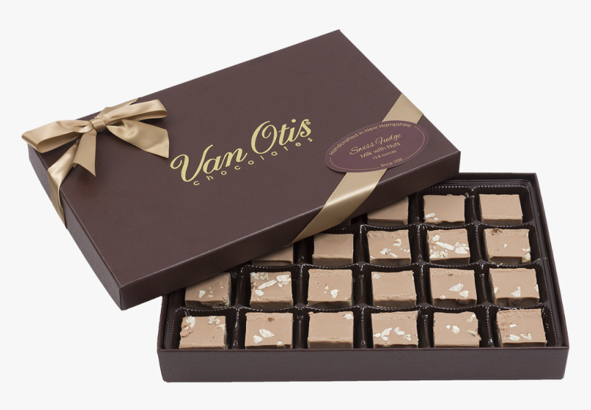 Milk Swiss Fudge With Nuts - Chocolate, HD Png Download