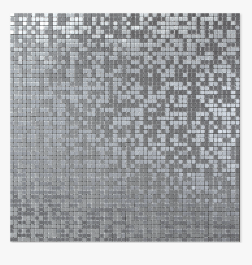 Micro Foil, Silver Metal Mosaic - Mosaic, HD Png Download