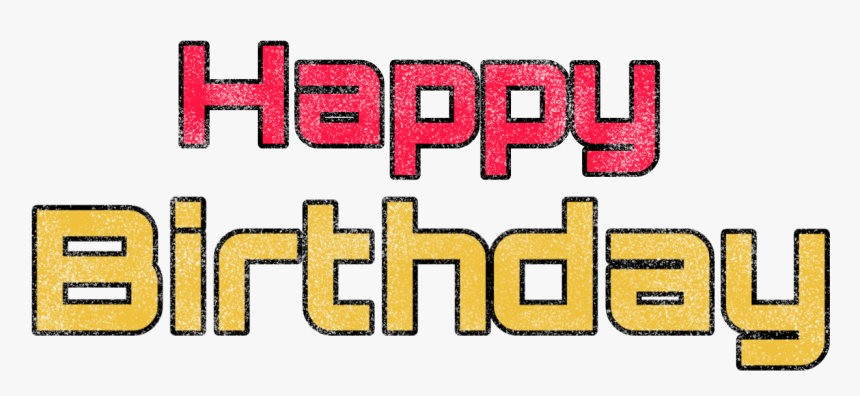 Happy Birthday Png Text - Parallel, Transparent Png