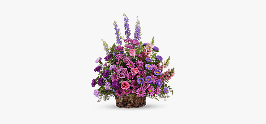 Flower Basket Png, Transparent Png