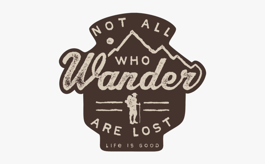 Wander Hike Small Die Cut Decal - Emblem, HD Png Download