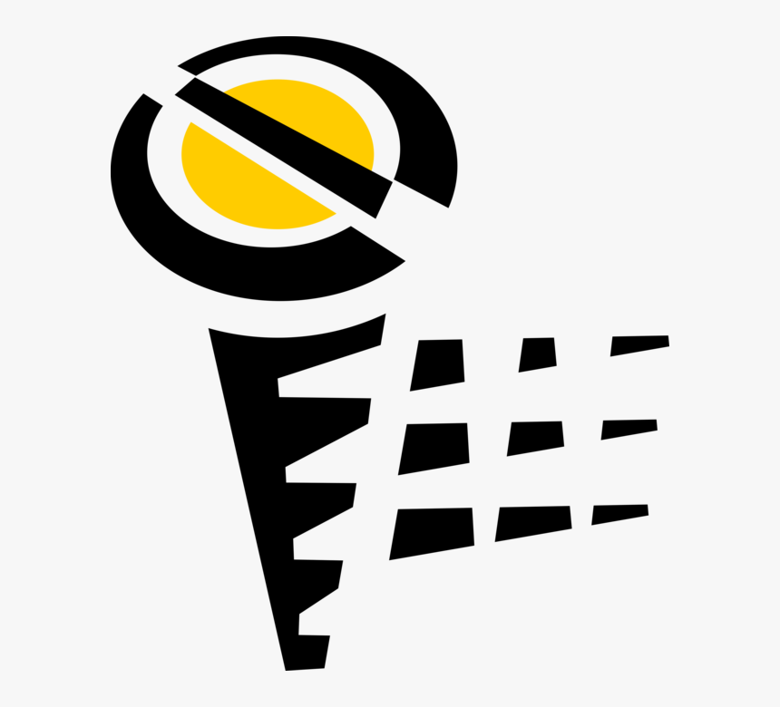 Vector Illustration Of Screw Threaded Fastener Used - Emblem, HD Png Download