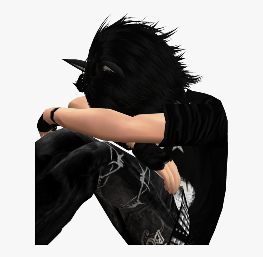 Vector Royalty Free Emo Transparent Imvu Boy - Imvu Emo Boy Clipart Png, Png Download