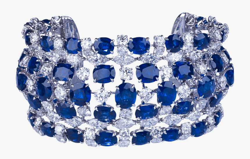 Blue Diamond Bracelet Png, Transparent Png