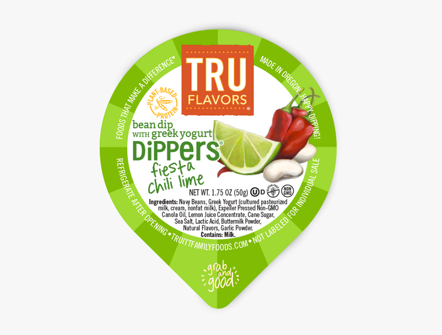 Tru Flavors Fiesta Chilli Lime Dippers Cups - Natural Foods, HD Png Download