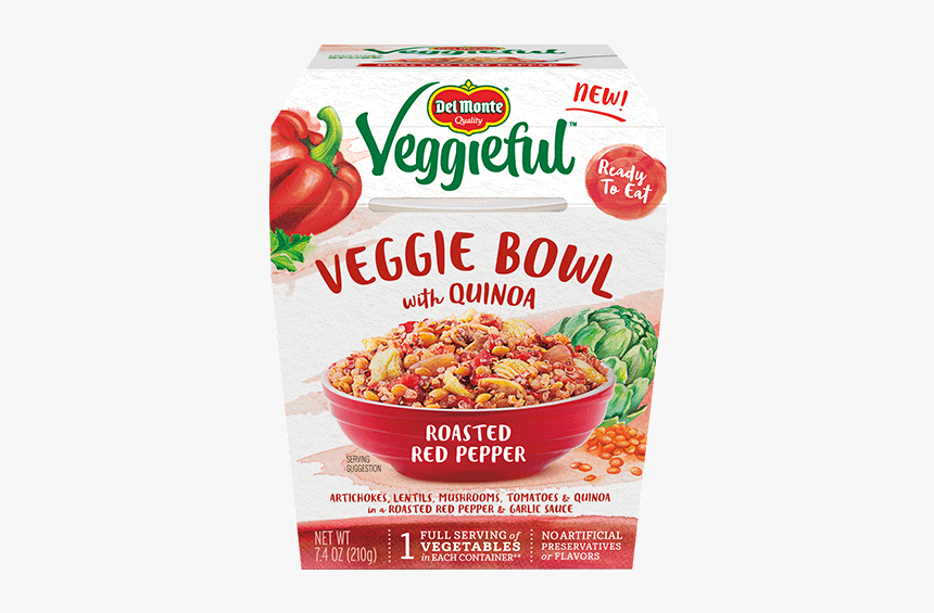 Veggie Bowl Roasted Red Pepper Del Monte Veggieful Veggie Bowl, HD