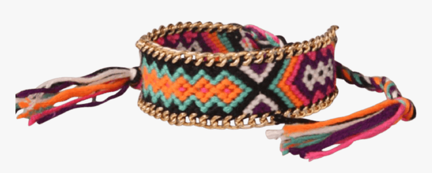 Braided Friendship Bracelet With Multi Colour Woven - Coin Purse, HD Png Download
