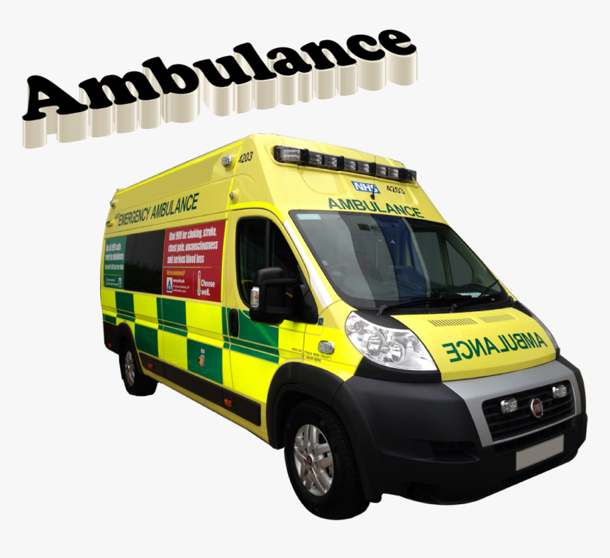 Ambulance - Ambulance Transparent Background, HD Png Download