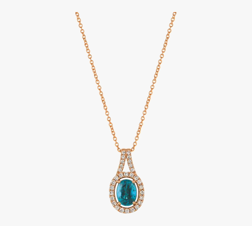 Le Vian Blueberry Zircon With Vanilla Diamonds Set - Locket, HD Png Download