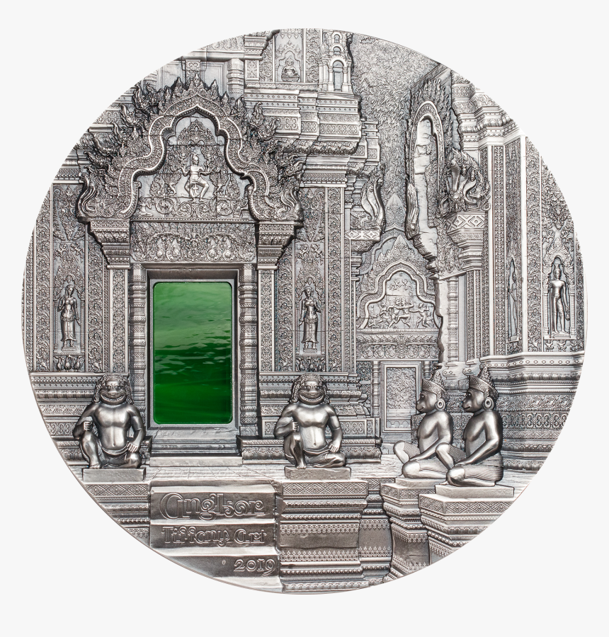 Palau - 2019 - 50 Dollars - Tiffany Art Khmer Empire - Tiffany Art Palau Khmer, HD Png Download