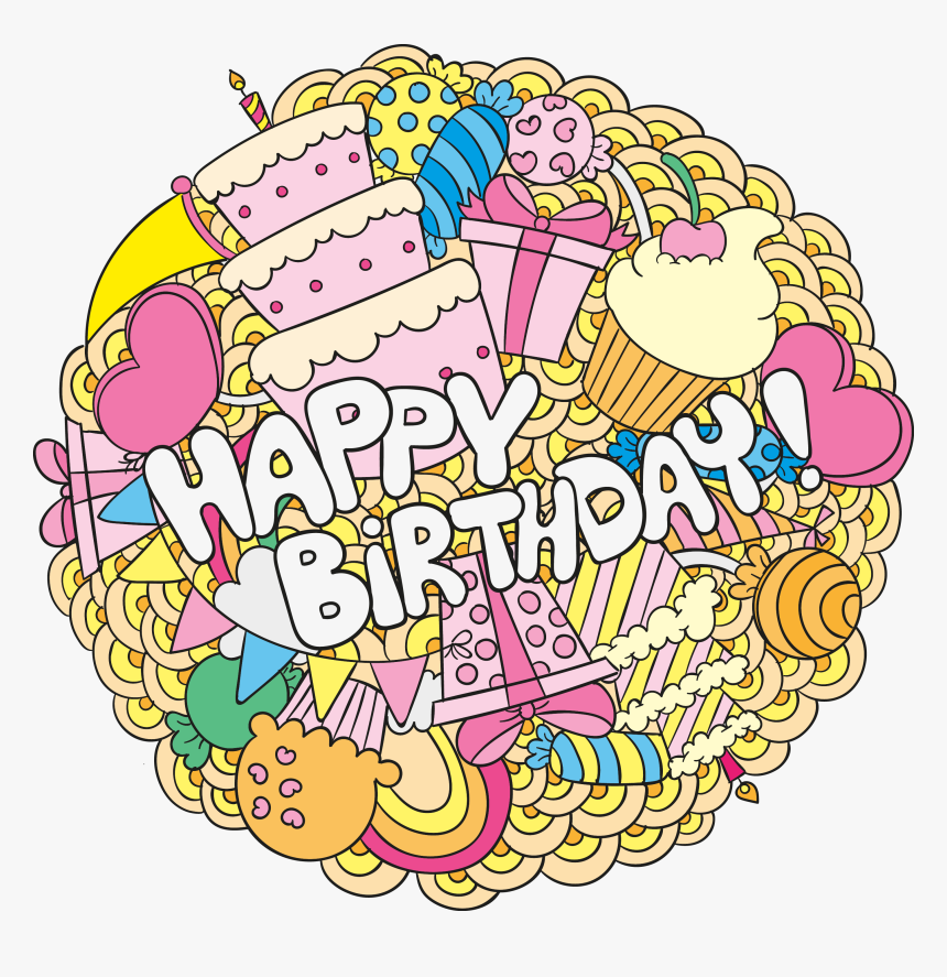Birthday Cake Greeting Card Happy Birthday To You - Greeting Card, HD Png Download