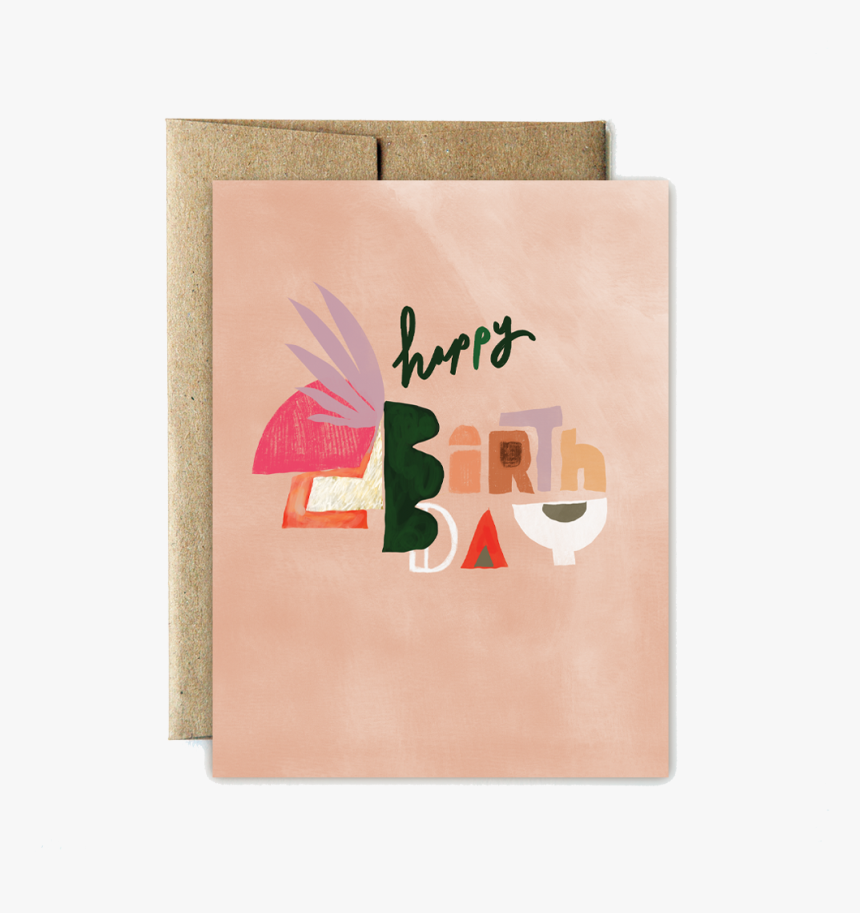 Shapes Happy Birthday - Greeting Card, HD Png Download