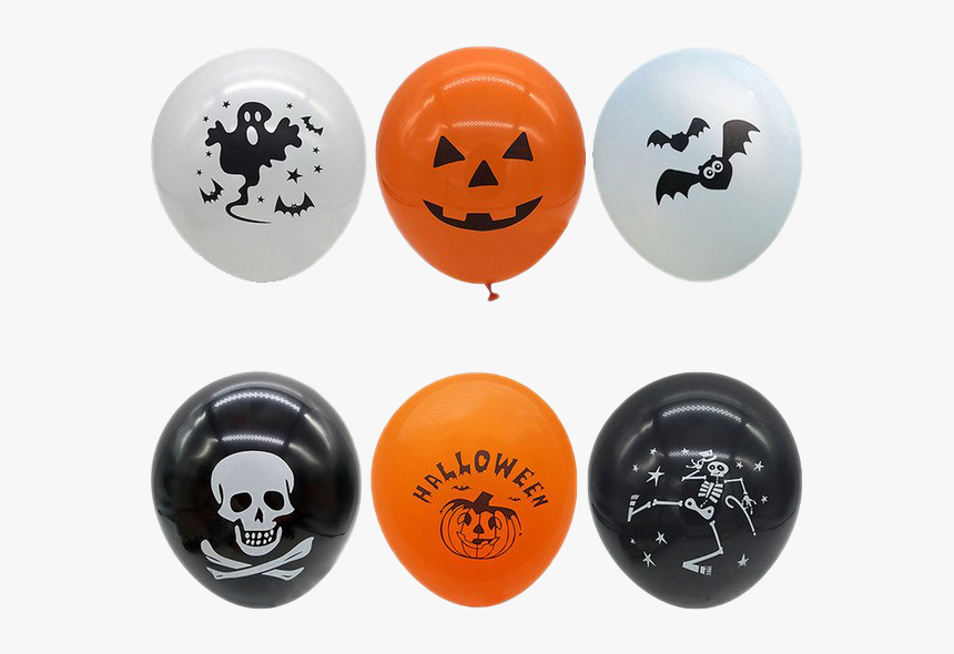 Smiley Halloween Png Transparent - Balloon, Png Download